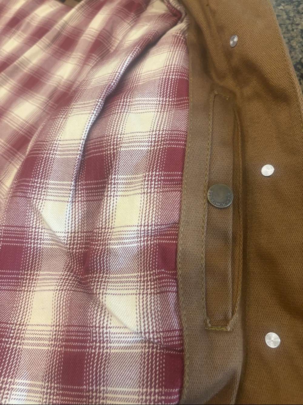 STS Ranchwear Women's Brown Work Jacket with Cream Sherpa Collar - Picture 14 of 14
